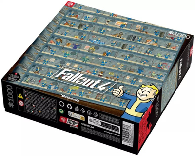 Puzzle Good Loot Gaming Fallout 4 Perk Poster, 1000 pjesë, shumëngjyrësh