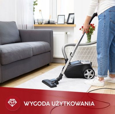 Fshesë me korent MPM MOD-54, 700W, pa qese, gri