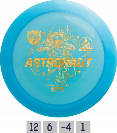 Disk golfi Discmania Astronaut Active Premium, distance driver, blu