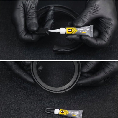 Ngjitës xhel K2 Bondix Gel, cyanoakrilatik, 3g, gri