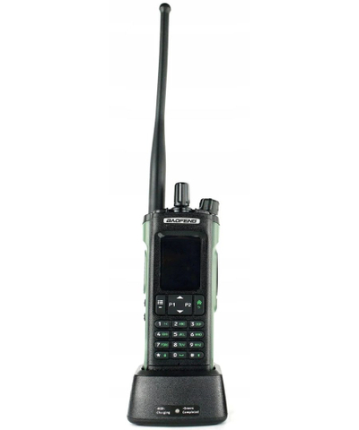 Radio dorake Baofeng DM-32E HTQ, DMR PMR, bandë aviacioni, USB Type C, e zezë