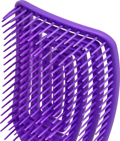 Furçë flokësh Detangling O-327 Flexible, kundër nyjeve, fleksibile, vjollcë
