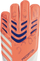 Doreza portieri për kalamaj adidas Predator Glove Training, latex Soft Grip, mbyllje me Velcro, të bardha portokalli