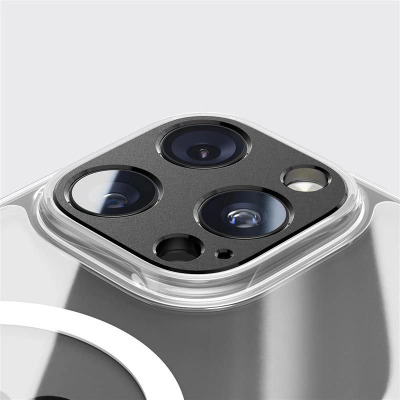 Mbrojtëse kamere Tech-Protect Camalloy Fit+ për iPhone 17, aliazh alumini, ultra e hollë, e zezë