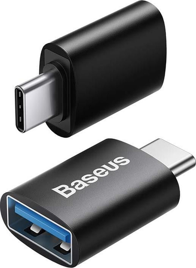 Адаптер OTG Baseus Ingenuity Series, Type C во USB A 3.1, црн