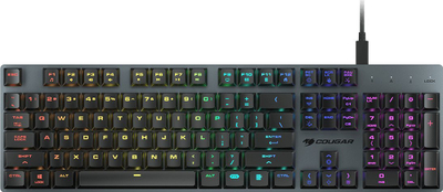 Tastierë gaming Cougar LUXLIM, mekanike, RGB, e zezë