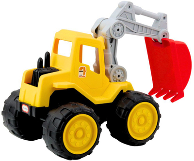 Eskavator kopshti Lean Toys për rërë, plastik, i verdhë