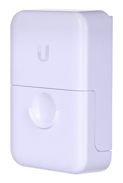 Mbrojtës rrjeti Ubiquiti ETH-SP-G2, mbrojtje ESD, PoE, i bardhë