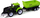Set lodrash LeanToys Farm Vehicles, 2 traktorë me rimorkio, jeshile