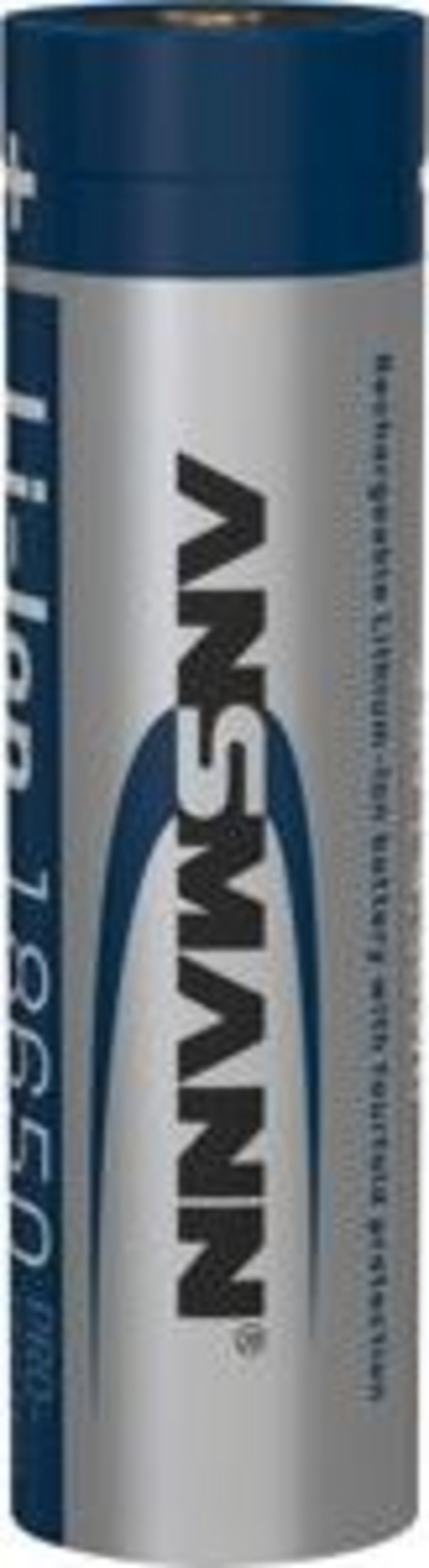Bateri litium jon Ansmann 18650, 2600mAh, 3.6V