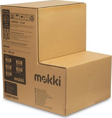 Авто седиште за деца Mokki I-Size, 40–150 cm, вртење 360°, беж