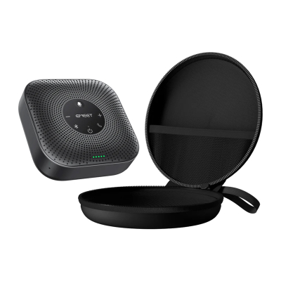 Altoparlant konferencash EMEET M0 Plus, 4 mikrofonë AI 360°, USB C Bluetooth, i zi