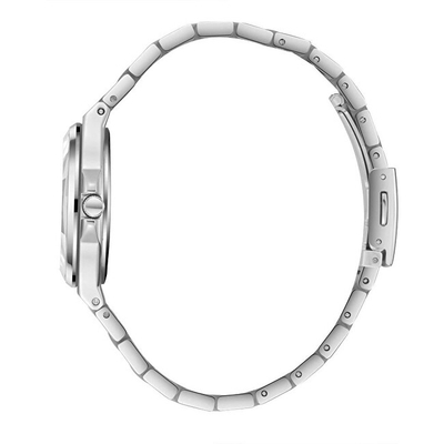 Ora dore Lee Cooper LC08286.390, 33mm, rrip metalik, blu e errët