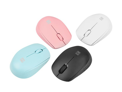 Безжичен глушец Natec Stork NMY 2188, 1600 DPI, USB, бел