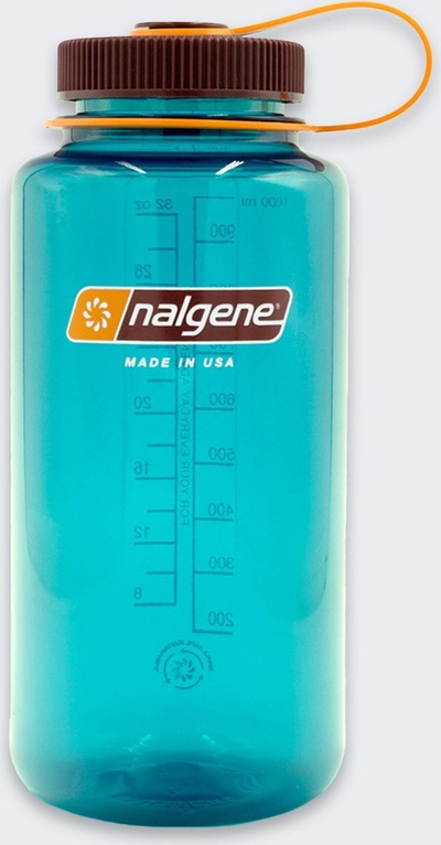 Shishe uji Nalgene Wide Mouth, 1000 ml, e kaltër