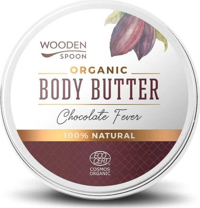 Gjalp trupi Wooden Spoon Chocolate Fever, bio, me erë çokollate, 100ml