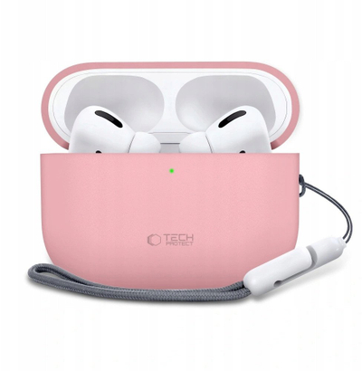 Силиконска навлака Tech-Protect за Apple AirPods Pro 3, Dusty Pink