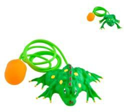Lodër bretkosë kërcyese Tullo Jumping Frog 49640, plastike, mbi 3 vjeç, shumëngjyrëshe