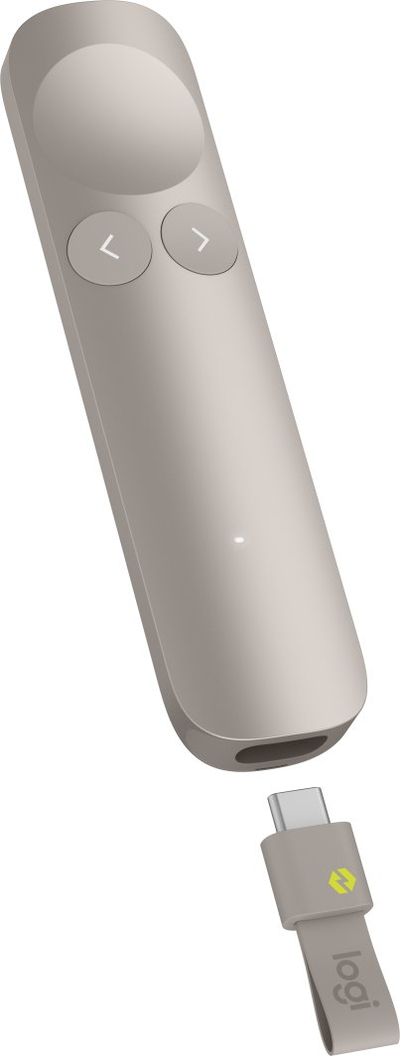 Prezantuesi Logitech Spotlight 2, Bluetooth, USB-C, ngjyrë rëre