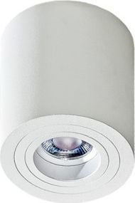 Plafonierë Azzardo Brant, 1 spot, IP44, e bardhë