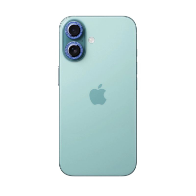 Mbrojtëse kamere Joyroom JR-MSF0300 për iPhone 16 16 Plus, xham Corning 0.3mm, 1 copë, blu