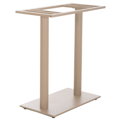Bazë tavoline bari HomeMarkt HM478.25, metal, 80x40x90 cm, cappuccino matt