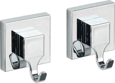 Grep banjoje WENKO Hook Vacuum-Loc, set 2 copë, krom
