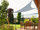 Tendë dielli trekëndore HOBBYGARDEN Sun Shade Sail, 3x5x5.8 m, rezistente ndaj ujit, gri e hirit