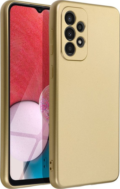 Këllëf telefoni Forcell Metallic për Samsung Galaxy A33 5G, i fortë, ngjyrë ari