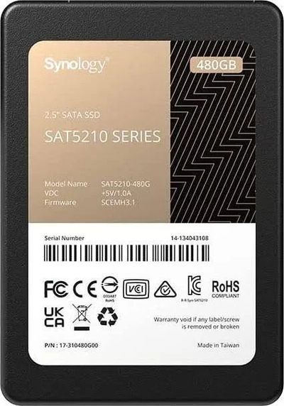 Disk SSD Synology SAT5210, 480GB, 2.5", SATA III