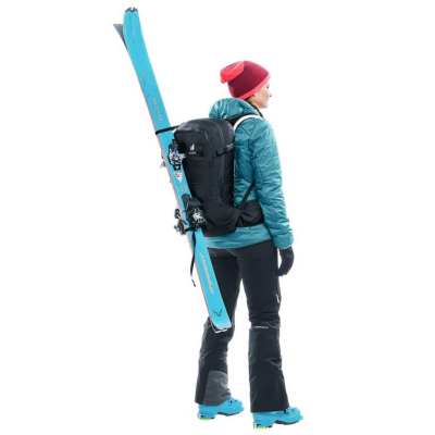Çantë shpine skish Deuter Freerider 28 SL W, 28L, për goca, e zezë