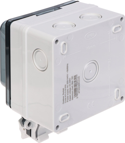 Prizë e jashtme ATLO Garden Socket, IP66, 3840W, gri
