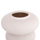 Dekor tavoline qeramike Rook Φ18x17Hcm (HM4629.01), bardhë
