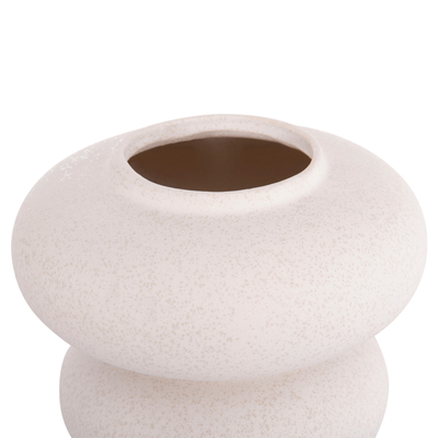 Dekor tavoline qeramike Rook Φ18x17Hcm (HM4629.01), bardhë