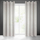 Perde Eurofirany Drape 386684, 140 x 250 cm, poliester, e bardhë
