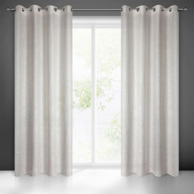 Perde Eurofirany Drape 386684, 140 x 250 cm, poliester, e bardhë