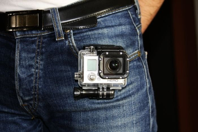Mbajtëse klips që rrotullohet për GoPro Hero 9, për me e vënë te rrobat edhe çantat, e zezë