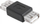 Adapter USB në USB ZLA0615, 2 porta femër, i zi