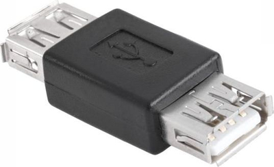 Adapter USB në USB ZLA0615, 2 porta femër, i zi