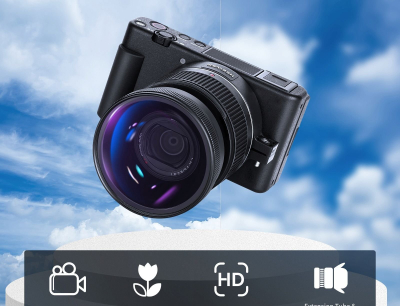 Објектив 2 во 1 Neewer LS-18 за Sony ZV1, широк 18mm 0.75x, макро 10x, црн