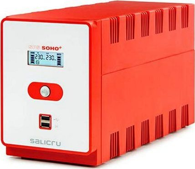 UPS Salicru SPS 1200 SOHO+, 1200VA, line interactive, i kuq