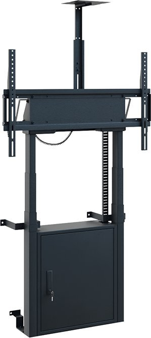 Носач за телевизор HAGOR HP Twin Lift FW-B, 55"-86", монтажа на ѕид и под, црн
