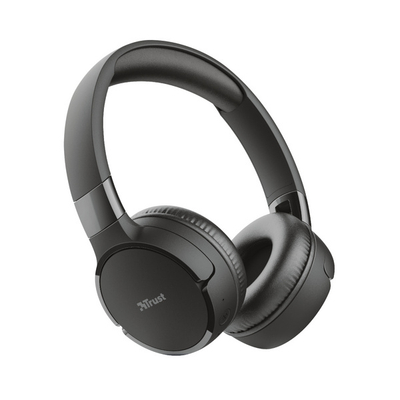 Kufje Trust Zena On-Ear, të zeza