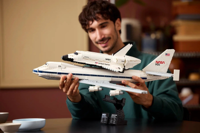 Lodër konstruktore LEGO Icons 10360 Shuttle Carrier, 2417 pjesë, për të rritur, shumëngjyrëshe