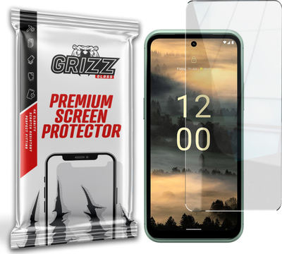 Xham mbrojtës hibrid GrizzGlass për Nokia XR21, i fortë ndaj gërvishtjeve, i tejdukshëm