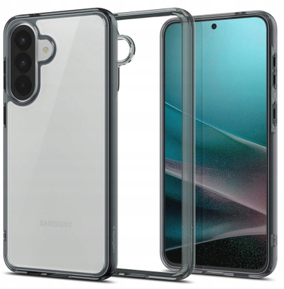 Mbulesë telefoni Spigen Ultra Hybrid për Galaxy A57 5G, kundër zverdhjes, transparente, gri Space Crystal