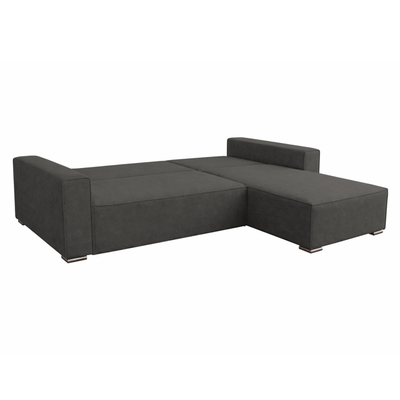 Divan këndor krevat Cornera HM3335.01, 269x155cm, stof, gri