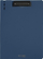 Bllok shënimesh me kapëse Strigo A4, PP, ngjyrë blu navy