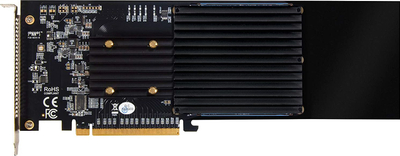 Kartë zgjerimi Sonnet SO-FUS-SSD-4X4-E3S, PCIe 3.0 x16, 4x M.2 NVMe, pa zhurmë
