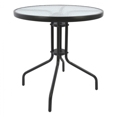 Tavolinë metalike, 70×70 cm (HM5146.01), gri